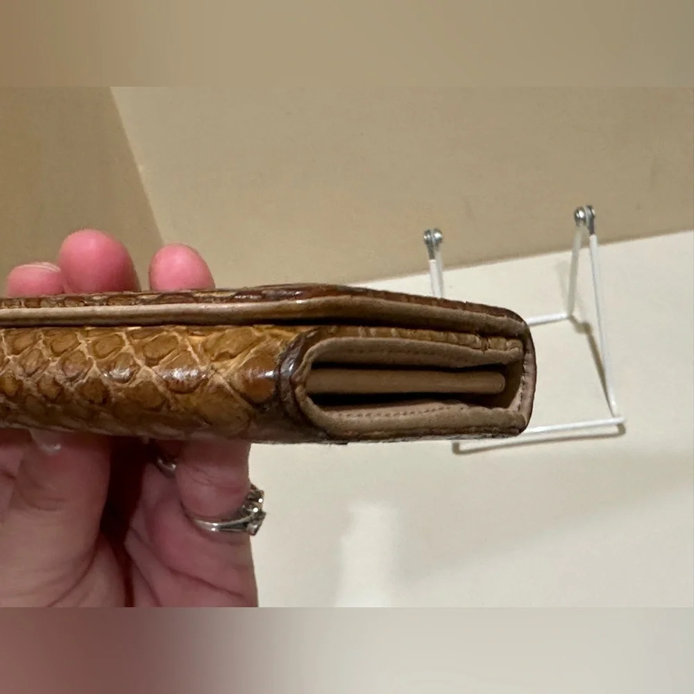 Prada Gold Python Long Wallet - Picture 5 of 15